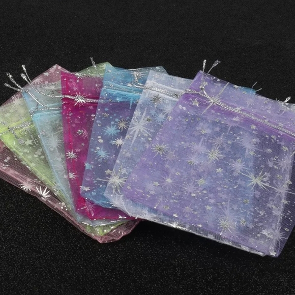 Large Drawstring Gift / Jewelry Bags - Set of 25 mixed colors - Picture 5 of 5